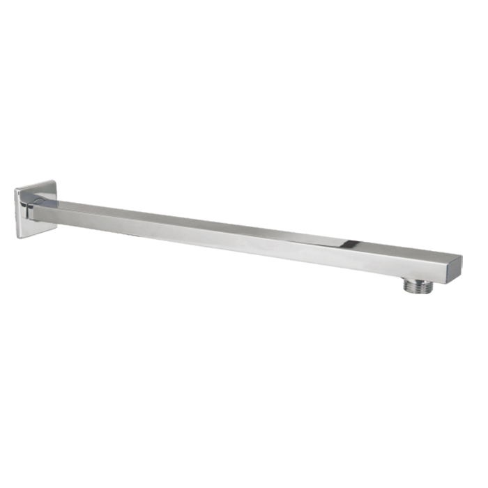 thumbnail image 2 of 6-Inch Stainless Steel Shower Head Arm With Flange - Chrome Finish, Wall Mount 2 of 6